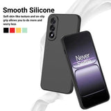 OnePlus Nord 5 Flydende silikone cover med håndrem - sort