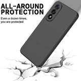 OnePlus Nord 5 Flydende silikone cover med håndrem - sort