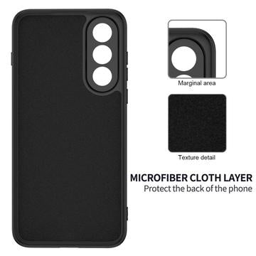 OnePlus Nord 5 Flydende silikone cover med håndrem - sort
