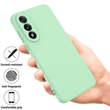OnePlus Nord 5 Flydende silikone cover med håndrem - grøn