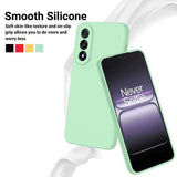OnePlus Nord 5 Flydende silikone cover med håndrem - grøn