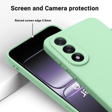 OnePlus Nord 5 Flydende silikone cover med håndrem - grøn