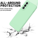OnePlus Nord 5 Flydende silikone cover med håndrem - grøn