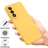 OnePlus Nord 5 Flydende silikone cover med håndrem - gul