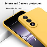 OnePlus Nord 5 Flydende silikone cover med håndrem - gul