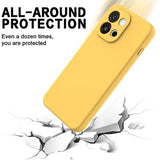 OnePlus Nord 6/Turbo 6 Flydende silikone cover med håndrem - Gul