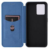 OnePlus Nord CE 2 Lite 5G Flip Cover - Karbonfiber - Blå