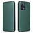 OnePlus Nord CE 2 Lite 5G Flip Cover - Karbonfiber - Grøn