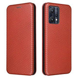 OnePlus Nord CE 2 Lite 5G Flip Cover - Karbonfiber - Orange