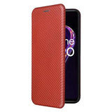 OnePlus Nord CE 2 Lite 5G Flip Cover - Karbonfiber - Orange