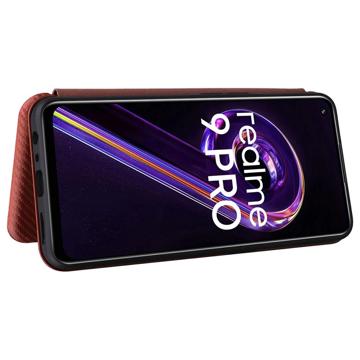OnePlus Nord CE 2 Lite 5G Flip Cover - Karbonfiber - Orange