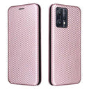 OnePlus Nord CE 2 Lite 5G Flip Cover - Karbonfiber - Rødguld