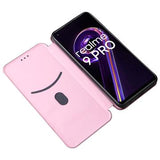 OnePlus Nord CE 2 Lite 5G Flip Cover - Karbonfiber - Rødguld