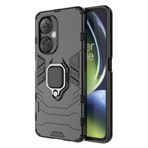 OnePlus Nord CE 3 Lite/N30 Hybrid Cover med Ring Holder - Sort