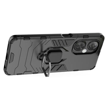 OnePlus Nord CE 3 Lite/N30 Hybrid Cover med Ring Holder - Sort