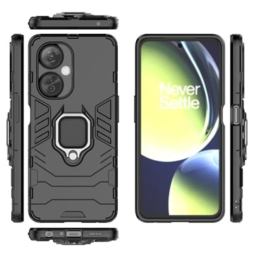 OnePlus Nord CE 3 Lite/N30 Hybrid Cover med Ring Holder - Sort