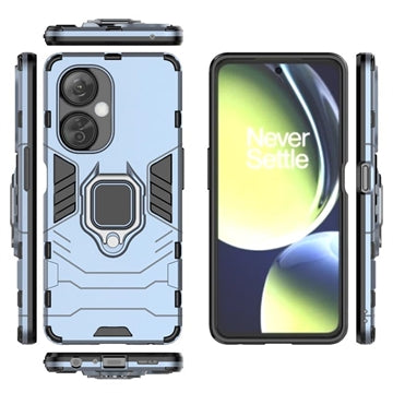 OnePlus Nord CE 3 Lite/N30 Hybrid Cover med Ring Holder - Blå