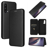OnePlus Nord CE 5G Flip Cover - Karbonfiber - Sort