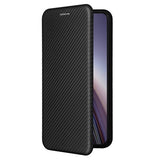OnePlus Nord CE 5G Flip Cover - Karbonfiber - Sort