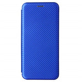 OnePlus Nord CE 5G Flip Cover - Karbonfiber - Blå