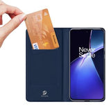 OnePlus Nord CE4/Oppo K12 Dux Ducis Skin Pro Flip Cover - Blå