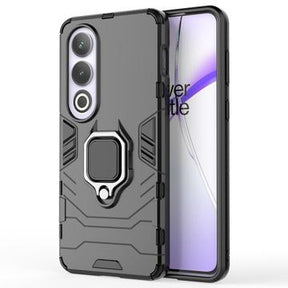 OnePlus Nord CE4/Ace 3V Hybrid Cover med Ring Holder - Sort