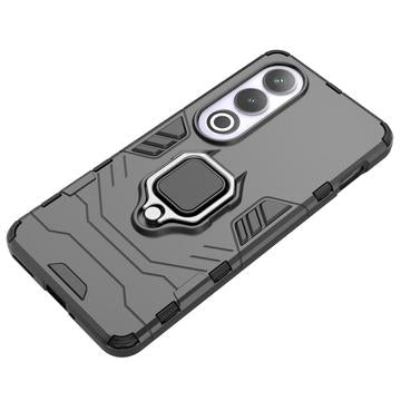 OnePlus Nord CE4/Ace 3V Hybrid Cover med Ring Holder - Sort