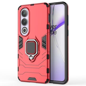 OnePlus Nord CE4/Ace 3V Hybrid Cover med Ring Holder - Rød