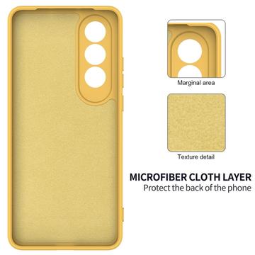 OnePlus Nord CE4/Ace 3V Liquid Silikone Cover med Strop - Gul