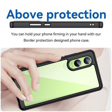 OnePlus Nord CE4 Lite/Oppo K12x Anti-Shock Hybrid Cover - Sort