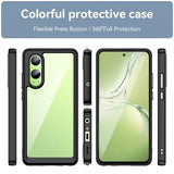 OnePlus Nord CE4 Lite/Oppo K12x Anti-Shock Hybrid Cover - Sort