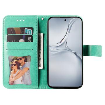 OnePlus Nord CE4 Lite/Oppo K12x Mandala Series Etui med Pung - Grøn