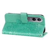 OnePlus Nord CE4 Lite/Oppo K12x Mandala Series Etui med Pung - Grøn