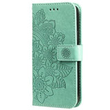 OnePlus Nord CE4 Lite/Oppo K12x Mandala Series Etui med Pung - Grøn