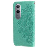 OnePlus Nord CE4 Lite/Oppo K12x Mandala Series Etui med Pung - Grøn