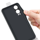 OnePlus Nord CE4 Lite/Oppo K12x Vertikal Flip Taske med Kortholder - Hvid