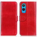 OnePlus Nord CE4 Lite/Oppo K12x Pung Taske med Magnetisk Lukning - Rød