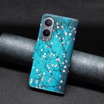 OnePlus Nord CE4 Lite Wonder Series Pung - Hvid Blomster