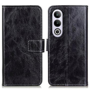 OnePlus Nord CE4/Oppo K12 Pung med Magnetisk Lukning - sort