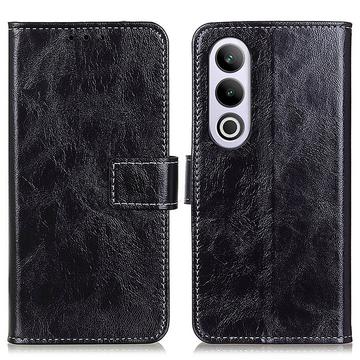 OnePlus Nord CE4/Oppo K12 Pung med Magnetisk Lukning - sort