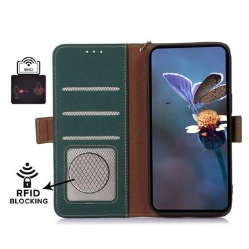 OnePlus Nord CE4 Læderpung med RFID - Grøn