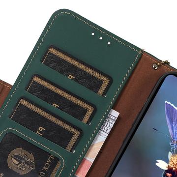 OnePlus Nord CE4 Læderpung med RFID - Grøn