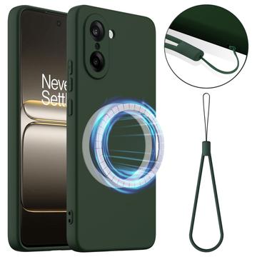 OnePlus Nord CE5 Liquid Silikone Cover - MagSafe Kompatibel - Mørkegrøn