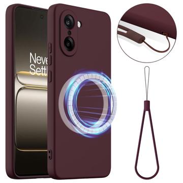 OnePlus Nord CE5 Liquid Silikone Cover - MagSafe Kompatibel - Vinrød
