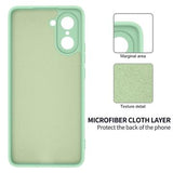 OnePlus Nord CE5 Flydende silikone cover med håndrem - grøn
