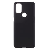 OnePlus Nord N10 5G Gummibelagt Plastik Cover - Sort