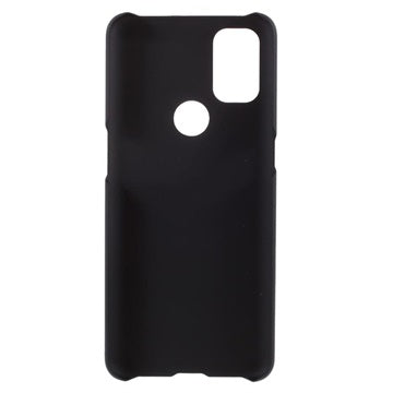 OnePlus Nord N10 5G Gummibelagt Plastik Cover - Sort