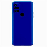 OnePlus Nord N10 5G Gummibelagt Plastik Cover - Blå