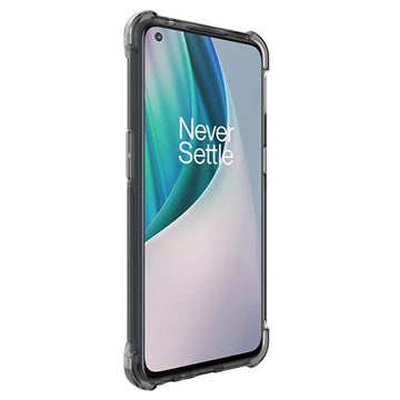Imak Anti-scratch OnePlus Nord N100 TPU Cover - Sort / Gennemsigtig