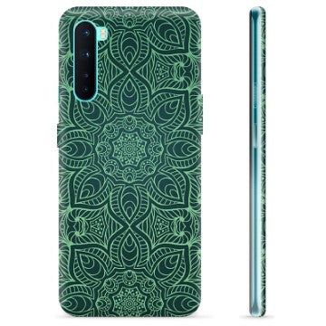 OnePlus Nord TPU Cover - Grøn Mandala